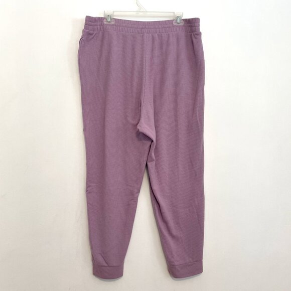 VICTORIA'S SECRET VS Glow Waffle Jogger Lilac Lavender Purple Pajama Pants PJs - Picture 11 of 14
